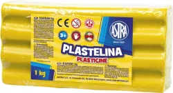 Plastelina Astra  1 kg żółta