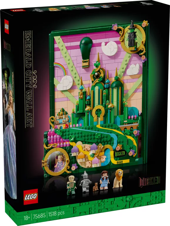 LEGO® Wicked. Obraz Emerald City 75685 - tantis.pl