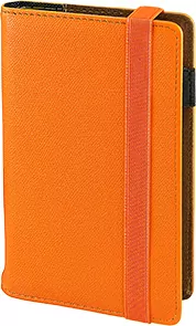 Notes A6 na gumkę kratka pomarańczowy N41B-60 - tantis.pl