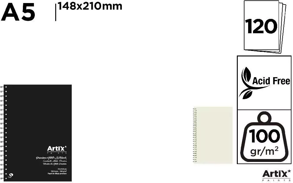 Blok do rysowania A5/120K 100g - tantis.pl