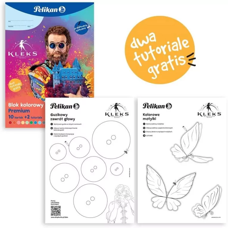 Blok kreatywny A4/10K + 2 tutoriale kolorowy - tantis.pl