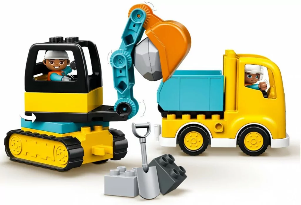 LEGO DUPLO Town. Ciężarówka i koparka gąsienicowa. 10931 - tantis.pl