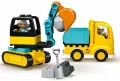 LEGO DUPLO Town. Ciężarówka i koparka gąsienicowa. 10931 - tantis.pl