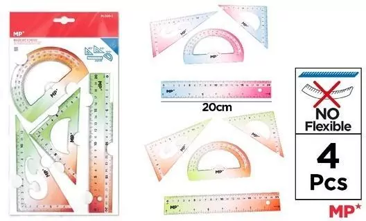 Zestaw geometryczny 4 elementy 20cm - tantis.pl