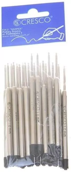 Wkład do długopisów metal Non Stop 1mm cz - tantis.pl