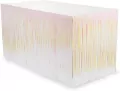 Skirting foliowy z frędzlami opalizujący 300x80cm - tantis.pl