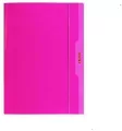 Teczka A4 z gumką różowy Color Blocking - tantis.pl