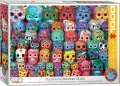 Puzzle 1000 Traditional Mexican Skulls - tantis.pl