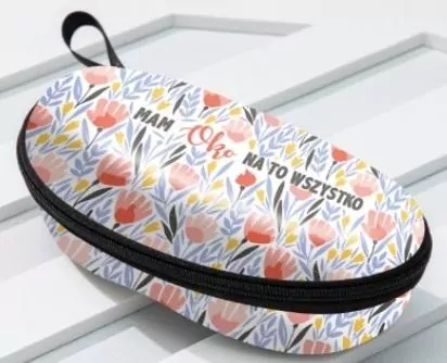 Etui na okulary kwiaty - tantis.pl