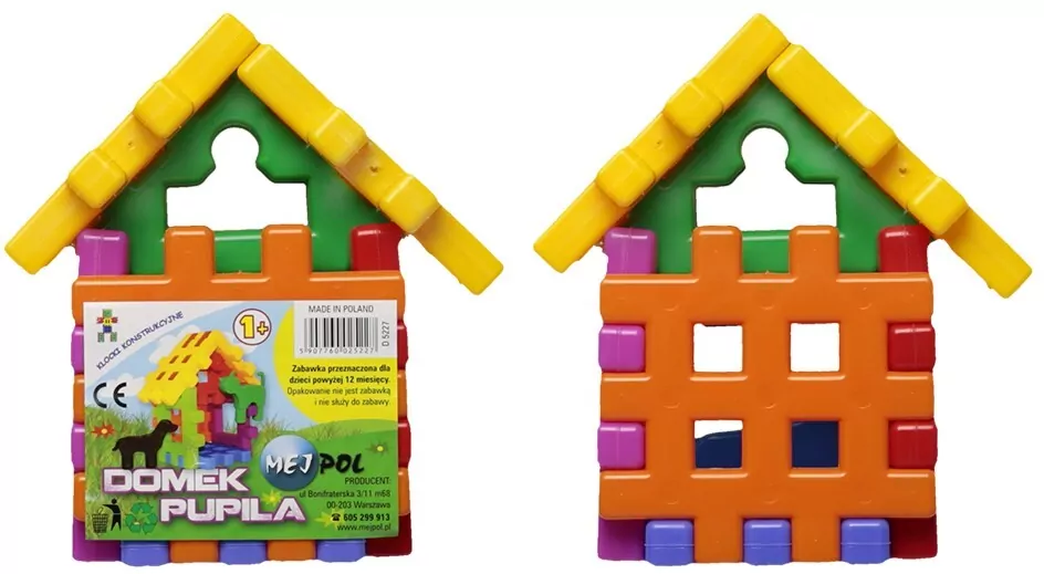 Klocki konstrukcyjne Domek pupila - tantis.pl