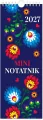 Kalendarz 2027 notatnikowy 33x12,5cm Folk - tantis.pl