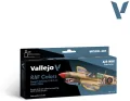 Vallejo: 71.163 - Model Air - Air War - RAF Colors - Desert Scheme & M.T.O. 1940-1945 (8x18 ml) - tantis.pl