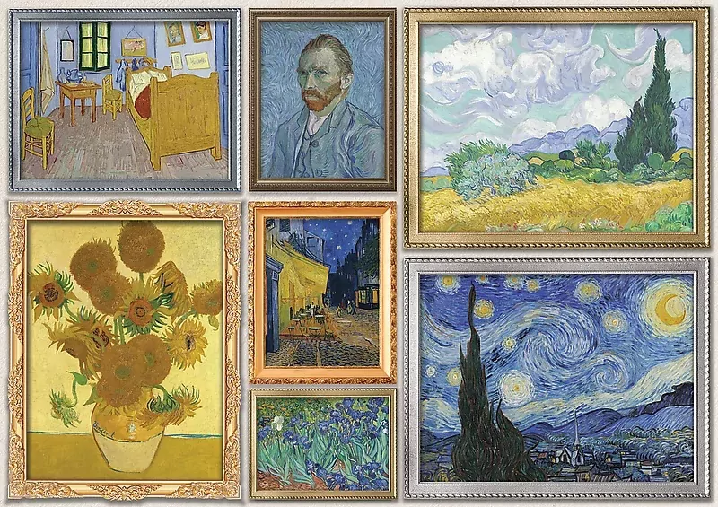Puzzle 1000 Kolekcja Vincenta van Gogha TREFL - tantis.pl