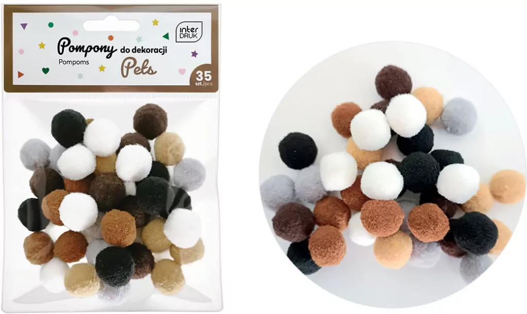 Pompony do dekoracji 35 sztuk - tantis.pl