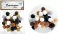 Pompony do dekoracji 35 sztuk - tantis.pl