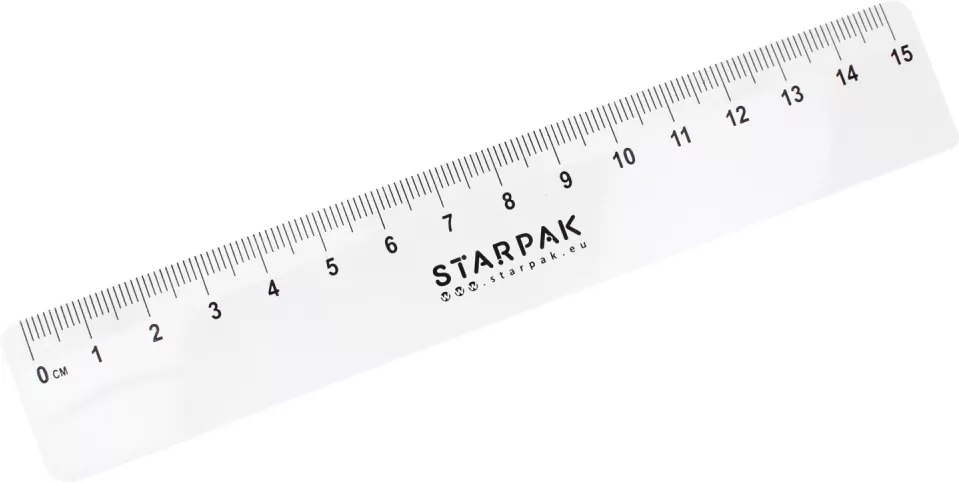Linijka 15cm, plastikowa - tantis.pl