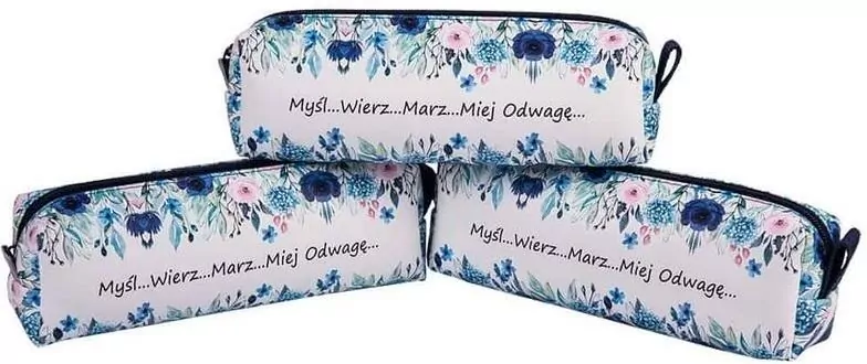 Piórnik jednokomorowy. Myśl, Wierz, Marz, Miej, Odwagę - tantis.pl