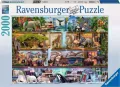 Ravensburger. Puzzle 2000. Królestwo dzikich zwierząt - tantis.pl