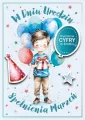 Karnet Urodziny wymienne cyfry - tantis.pl
