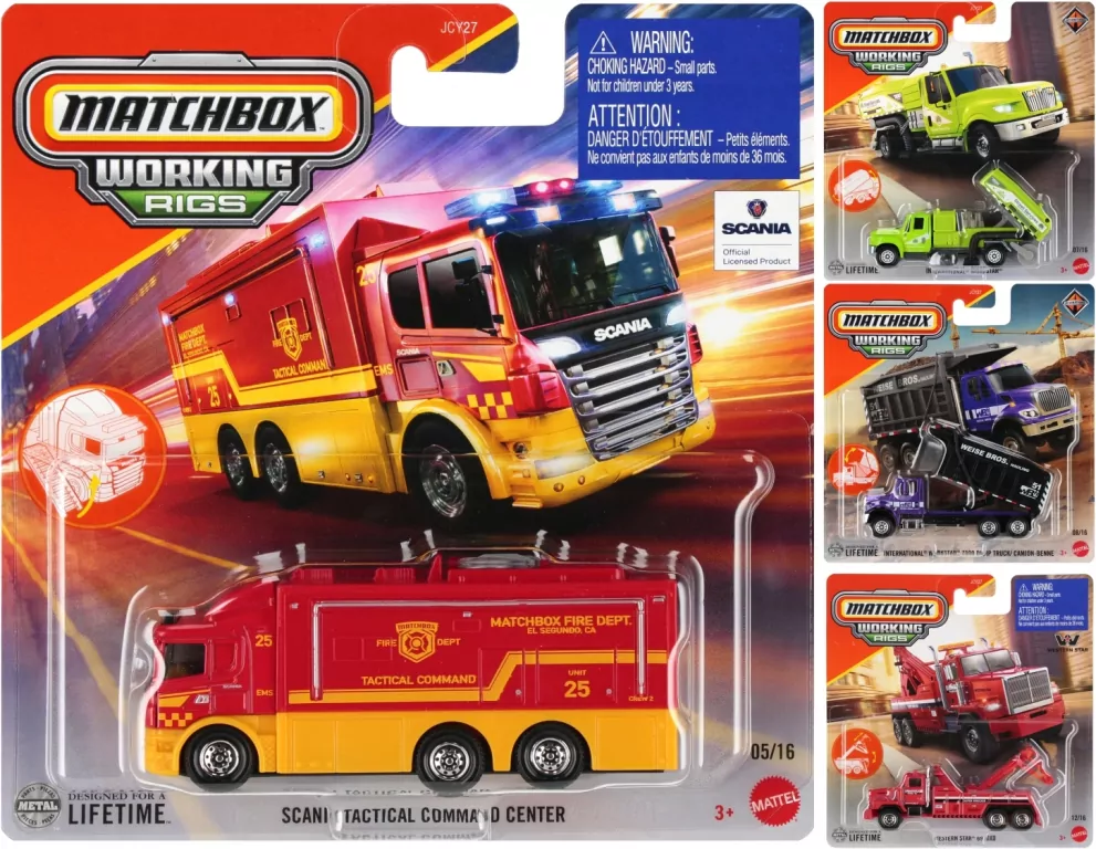 Matchbox Working Rigs Ciężarówka mix - tantis.pl
