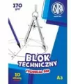 Blok techniczny A3/10K 170g  ASTRA - tantis.pl