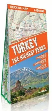 Trekking map Turcja najwy. szczyty 1:100 000 mapa - tantis.pl