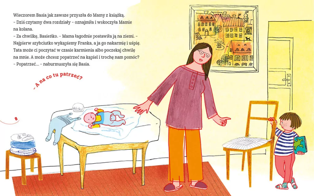 Basia i nowy braciszek. Basia - tantis.pl