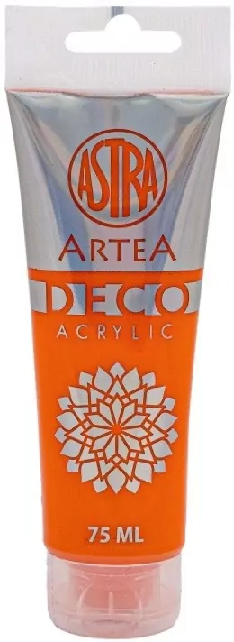 Farba akrylowa Deco Artea 75 ml tuba pomarańczowy - tantis.pl