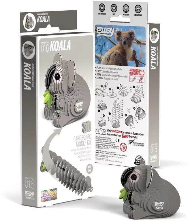 Koala Eugy. Eko układanka 3D - tantis.pl