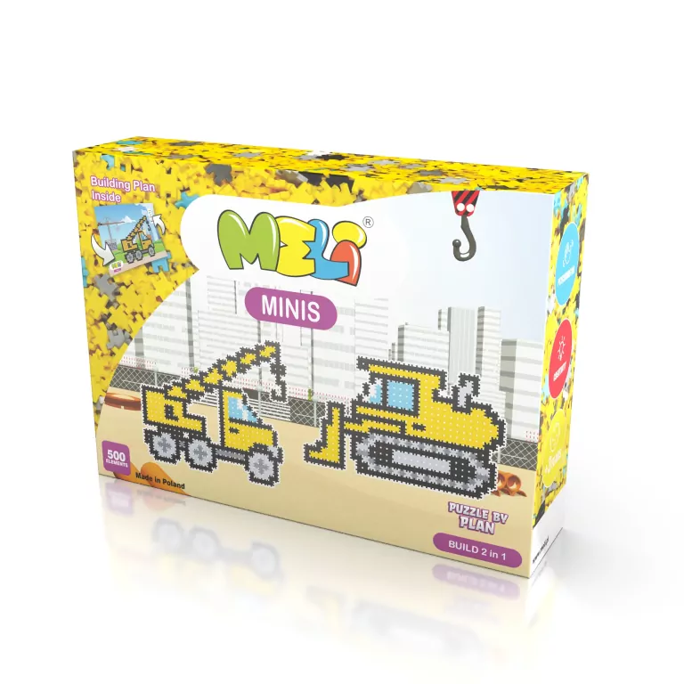 Klocki Meli Minis Build 2w1 500 elementów - tantis.pl