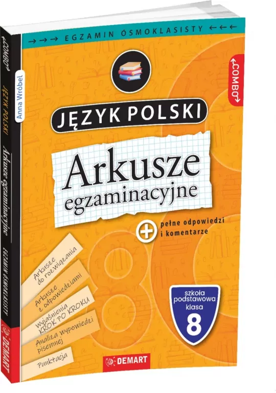 Arkusze egzaminacyjne J. polski dla 8-klasisty - tantis.pl