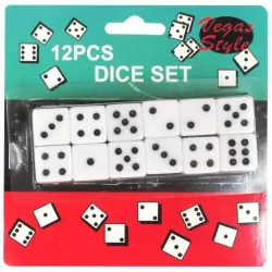 Kostki do gry białe