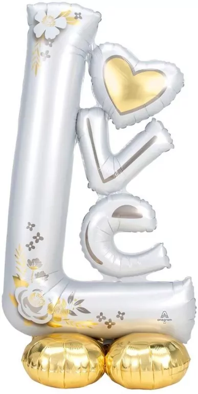 Balon foliowy AirLoonz Wedding Love 73x147cm - tantis.pl