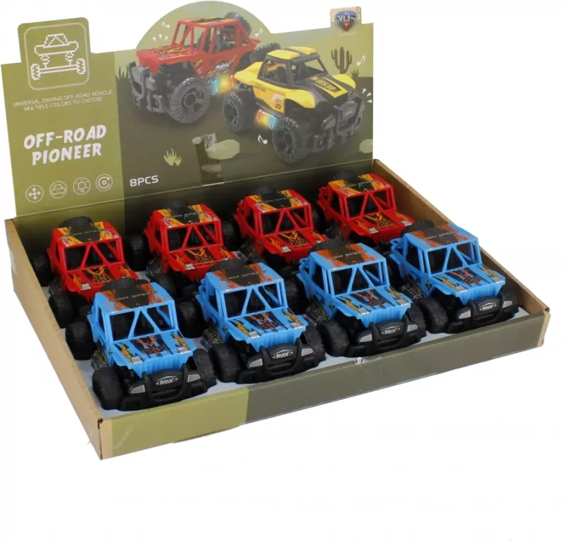 AUTO TEREN B/O 14CM MIX2 MC DISP 8/80 - tantis.pl