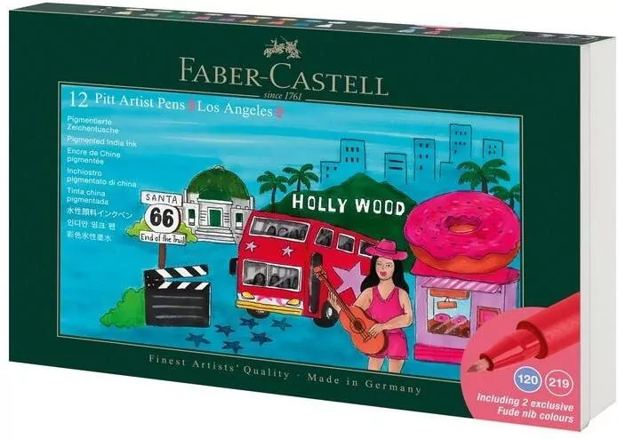Pisaki artystyczne Los Angeles 12kol FABER CASTELL - tantis.pl