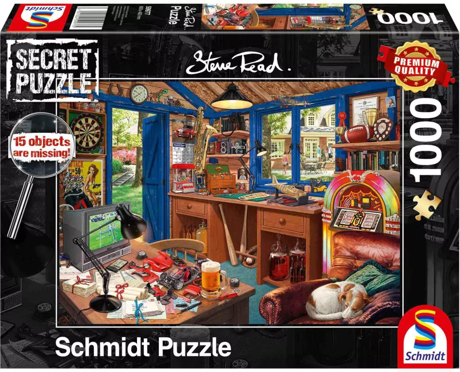 Puzzle 1000. Warsztat taty. Secret Puzzle - tantis.pl