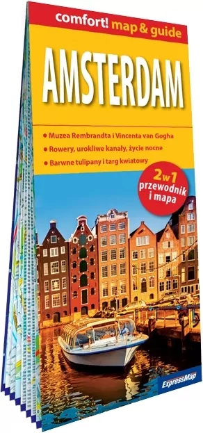 Przewodnik i mapa. Amsterdam - tantis.pl