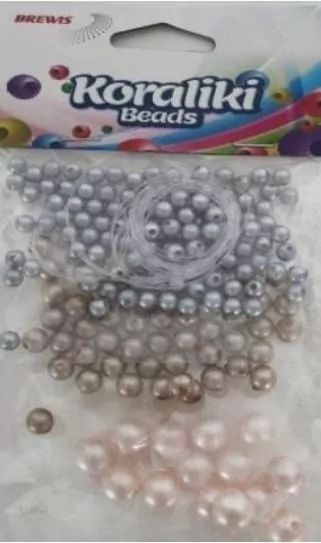 Koraliki do nawlekania 3 kolory 12g - tantis.pl