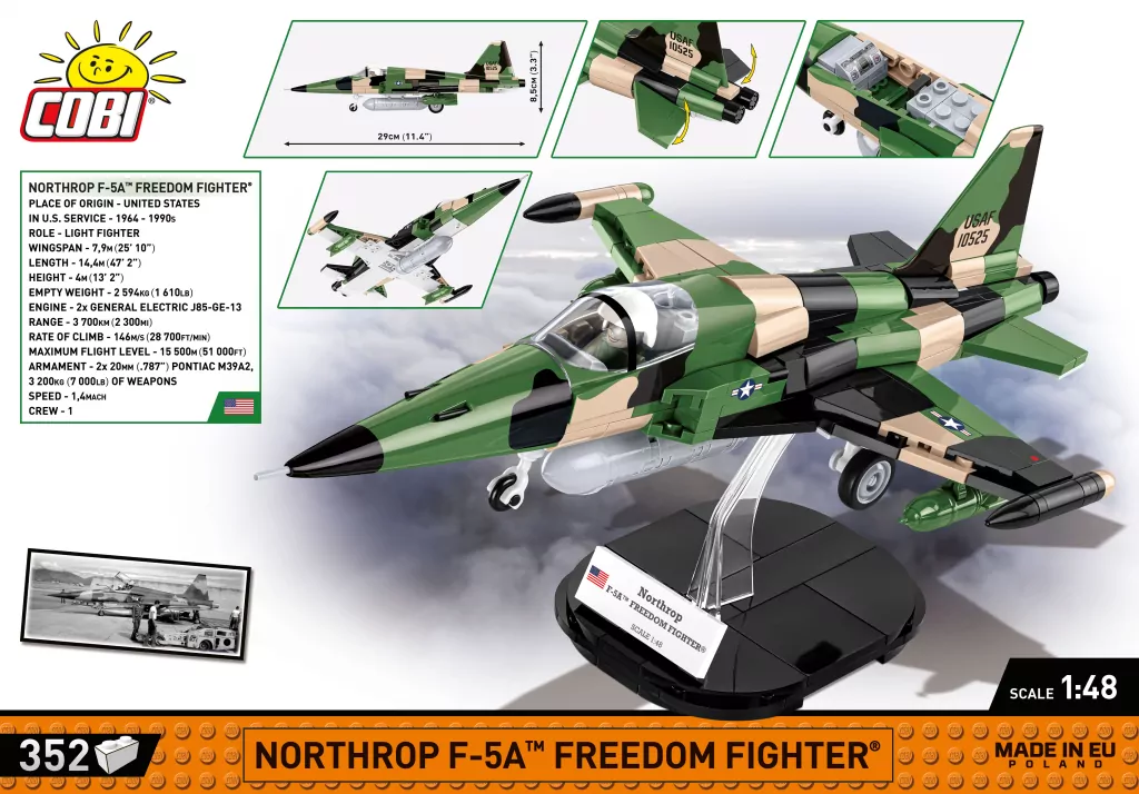 Northrop F-5A Freedom Fighter. Historical Collection - tantis.pl