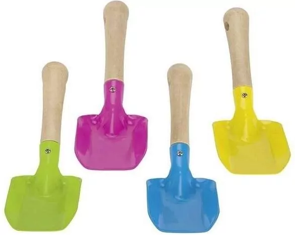 Metalowa łopatka do piasku z drewnianą rączką. Mix - tantis.pl