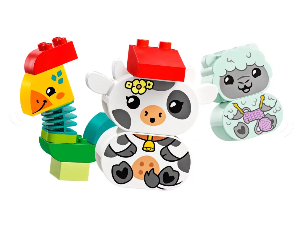 LEGO® DUPLO®. Mój pierwszy pociąg ze zwierzątkami 10412 - tantis.pl