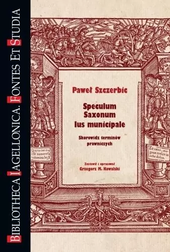 Speculum Saxonum Ius municipale - tantis.pl
