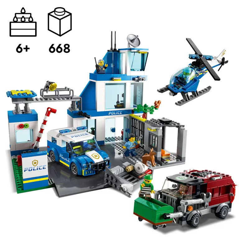 LEGO City. City Police. Posterunek policji. 60316 - tantis.pl