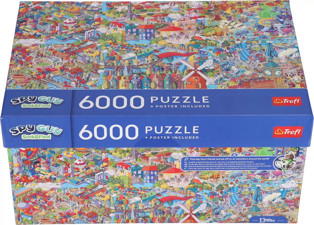 Puzzle 6000 Spy Guy - Seek & Find City Break TREFL - tantis.pl