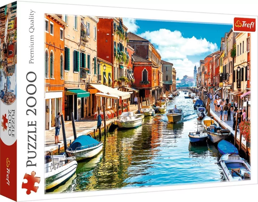 Trefl. Puzzle 2000 Wyspa Murano, Wenecja - tantis.pl