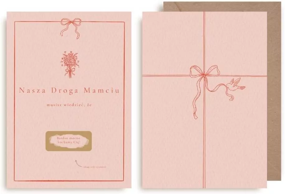 Kartka zdrapka - Nasza droga Mamciu - tantis.pl