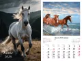 Kalendarz 2026 ścienny Konie - tantis.pl