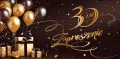 Zaproszenie na 30 Urodziny Z185 (5szt) - tantis.pl