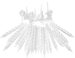 Świeczki urodzinowe, białe