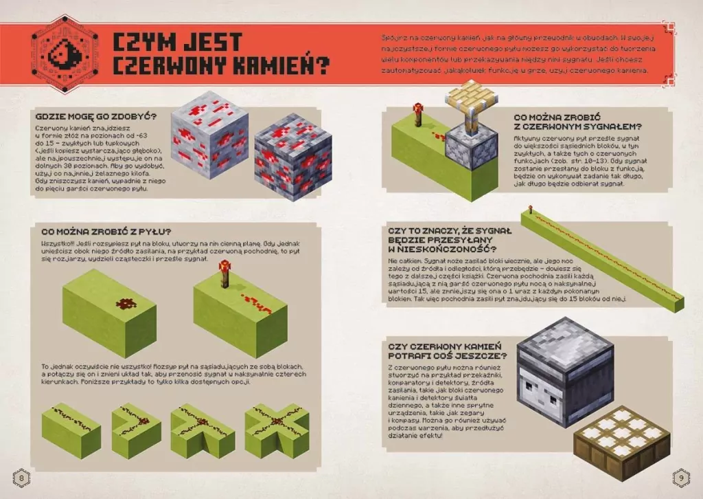 Minecraft. Podręcznik czerwonego kamienia - tantis.pl